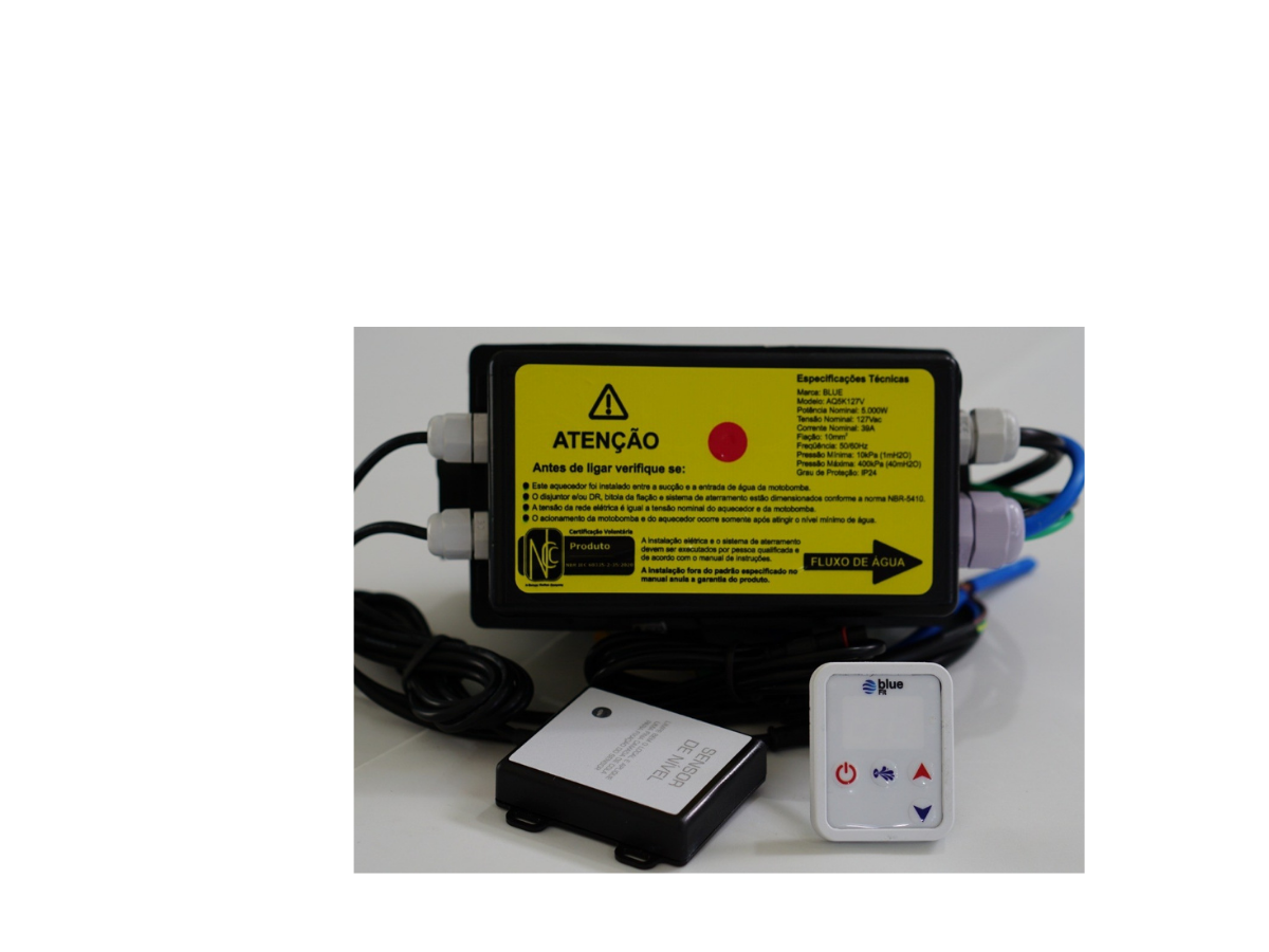 AQUECEDOR DIGITAL BLUE EASY 5000W 220V — Eletrônicos Lineaplas